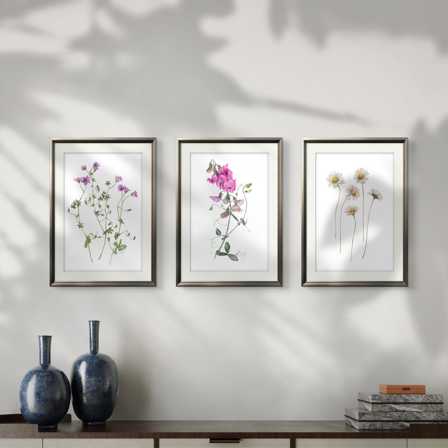 Graceful Sweet Pea. Fine Art Print.