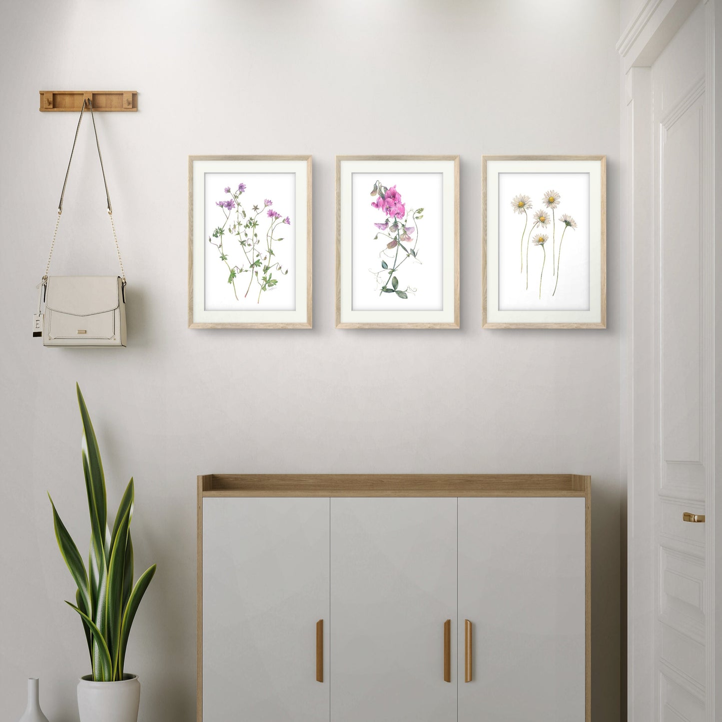 Gentle Daisies. Fine Art Print.
