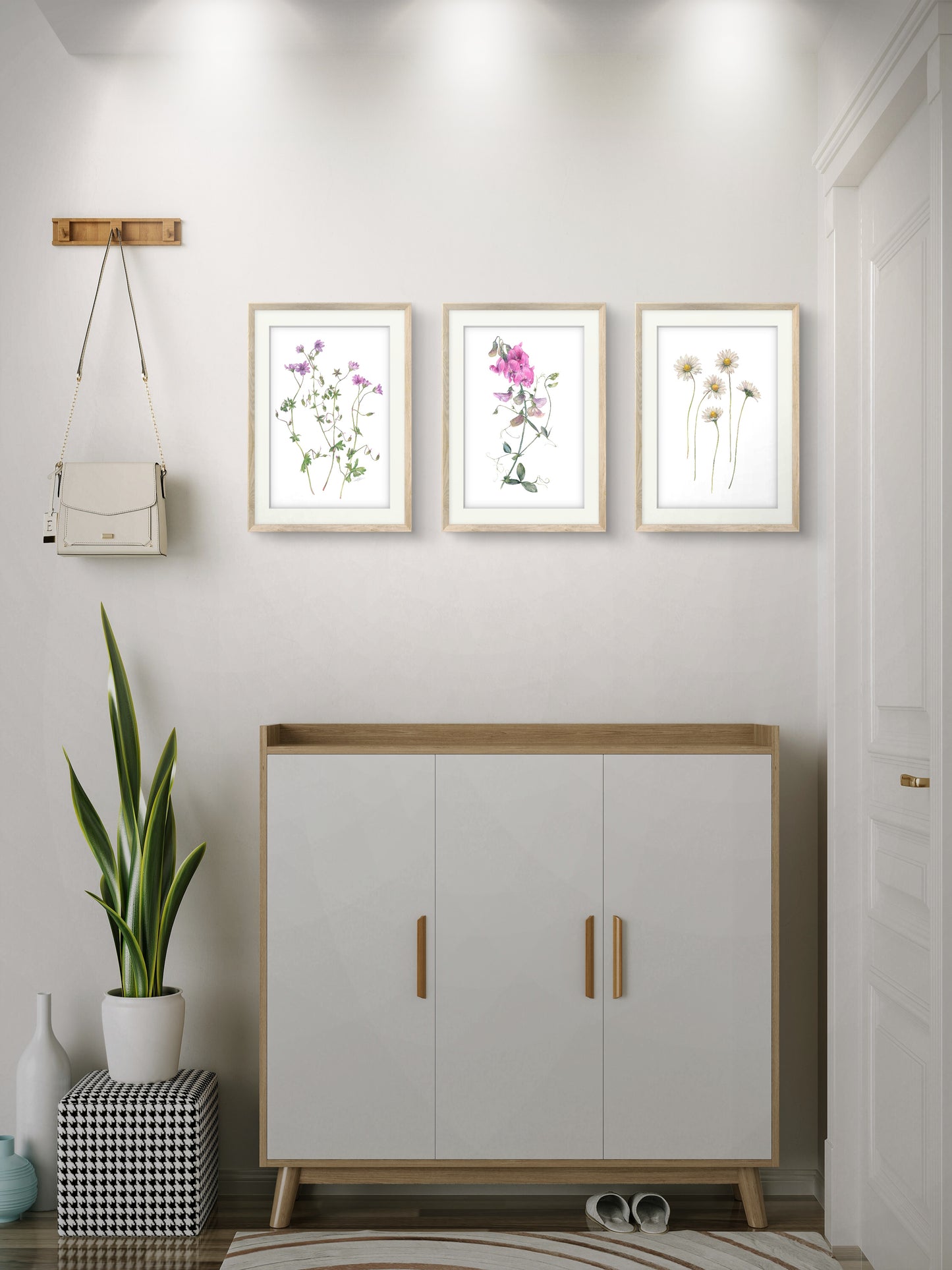 Graceful Sweet Pea. Fine Art Print.