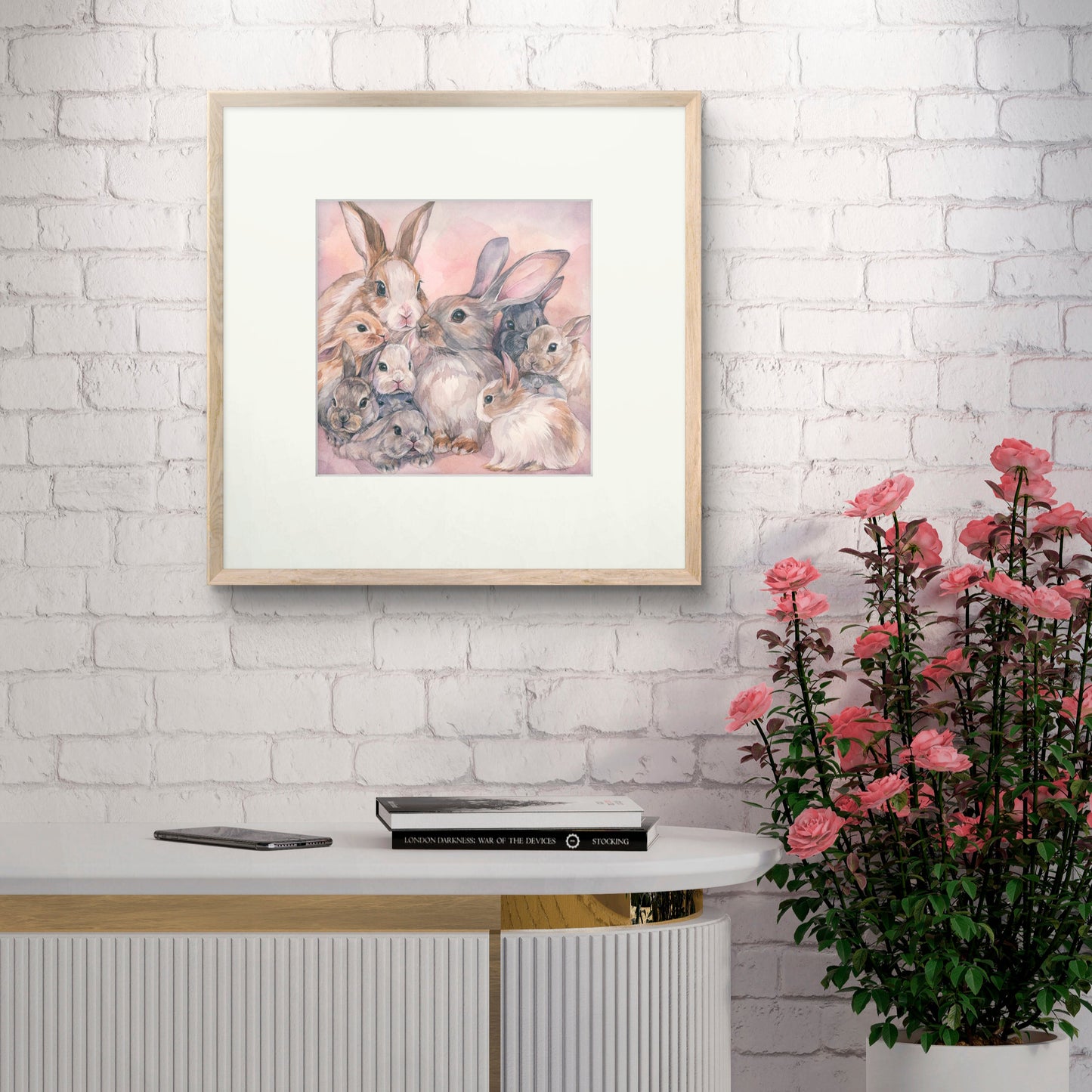 Mr.&Mrs.Love. Fine Art Print. Giclee.
