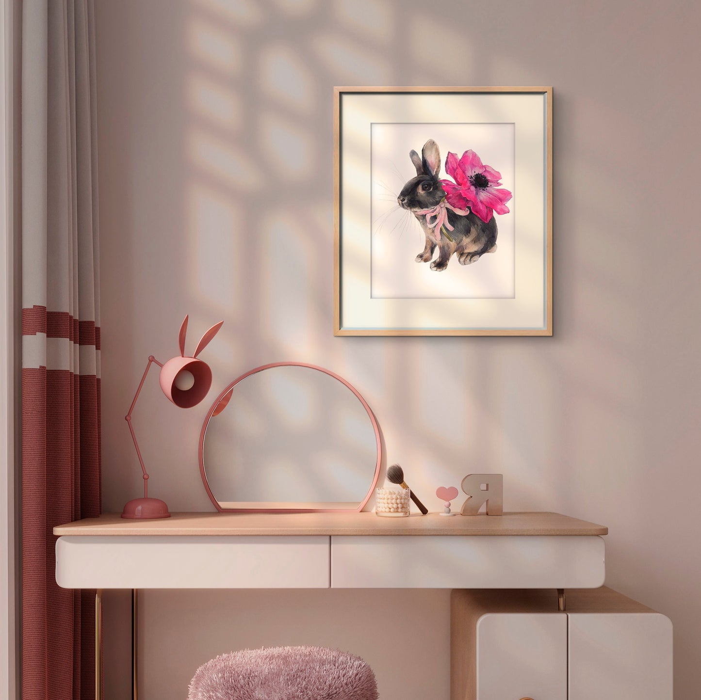 Bruno the Bunny. Fine Art Print.