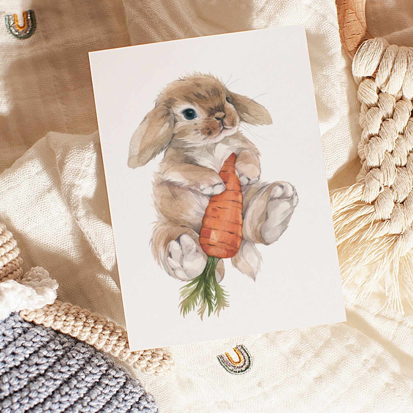 Strawberry Squeezer and Carrot Keeper. Set of Two Fine Art Prints.