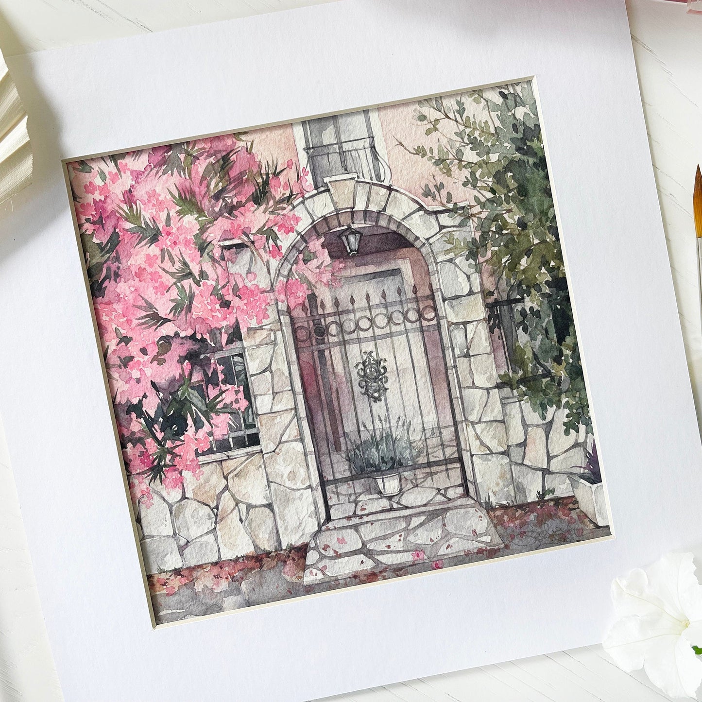 Southern Door. Original watercolor painting.