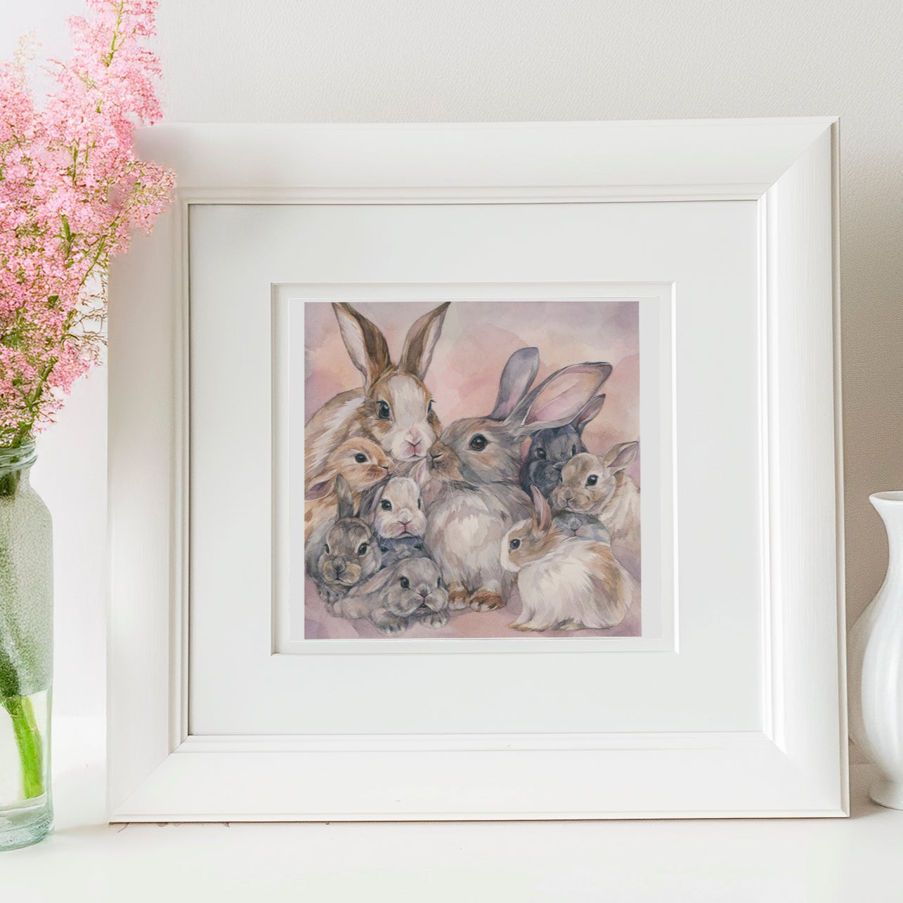Mr.&Mrs.Love. Fine Art Print. Giclee.