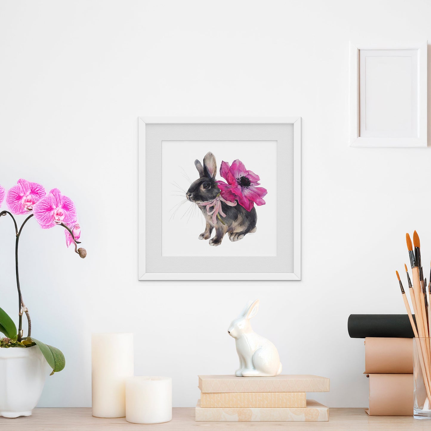 Bruno the Bunny. Fine Art Print.