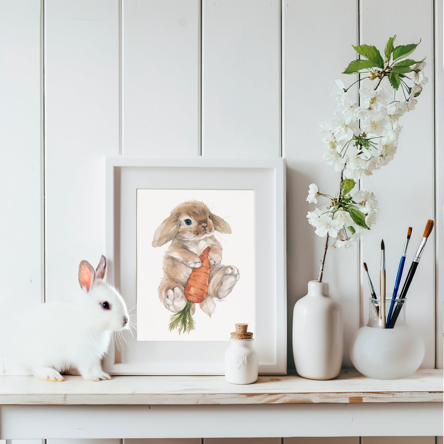 Carrot Keeper. Fine Art Print.