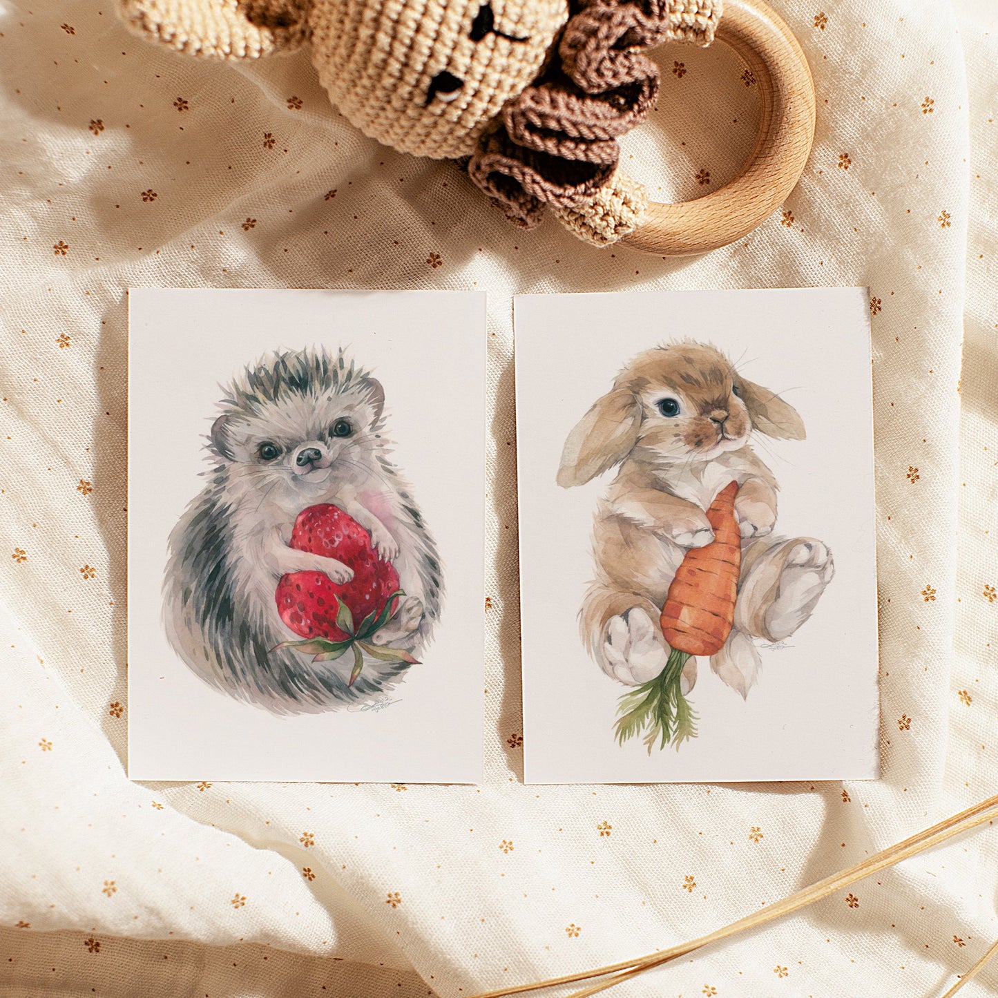 Strawberry Squeezer. Fine Art Print.