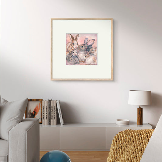 Mr.&Mrs.Love. Fine Art Print. Giclee.