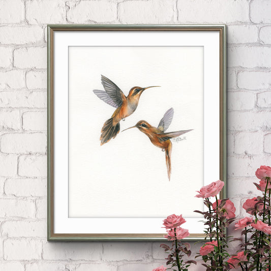 Whispers of the Rainforest. Original watercolor painting.