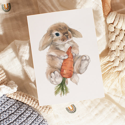 Carrot Keeper. Fine Art Print.