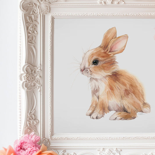 Milo the Bunny. Fine Art Print.