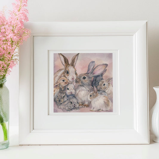 Mr.&Mrs.Love. Fine Art Print. Giclee.